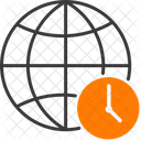 Time Zone World Globe Icon