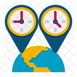 Time Zone  Icon