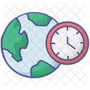 Time Zone Outline Fill Icon Travel And Tour Icons Icon