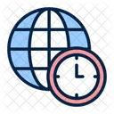 Time Zone Global Icon