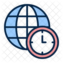 Time Zone  Icon