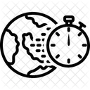 Time Zone  Icon