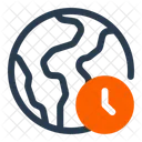 Time Zone Travel Adjustment Icon