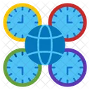 Time Zone Time Clock Icon