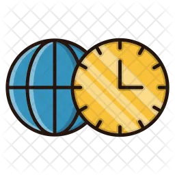 Time zones  Icon