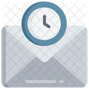 Timed Mail Email Logistics Icon