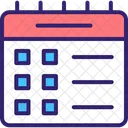 Timeframe Schedule Yearbook Icon