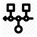 Timeline Workflow Tructure Icon