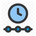 Timeline Phase Clock Icon