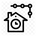 Timeline Clock Construction And Tools Icon