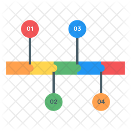 Timeline Infographic Icon - Download in Flat Style