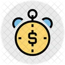 Timepiece Dollar Timer Icon