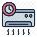 Timer Air Conditioner Control Icon