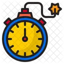 Time Stopwatch Bomb Icon