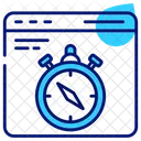 Timer Webpage Deadline Icon
