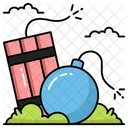 Bomb Explosion Army Icon