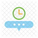 Timer Chat Chat Communication Icon