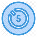 Timer fünf  Icon