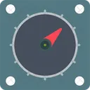 Heat Controller Thermostat Dial Icon