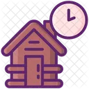 Timeshare Stay Time Home Icon