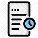 Timesheet Time Sheet Temporary Doc Icon