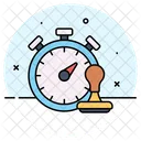 Timestamp Chronometer Stopwatch Icon