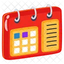 Timetable Calendar Planner Icon