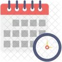 Timetable Clock Schedule Icon