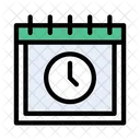 Timetable Clock Date Icon