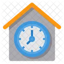 Time Working At Home Employee Icon
