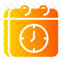 Timetable Calendar Time Management Icon