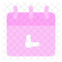 Calendar Timetable Clock Icon