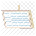 Timetable on display  Icon