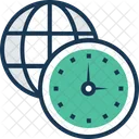 Timezone Time Management Icon