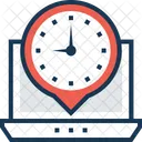Timezone Stopwatch Countdown Icon