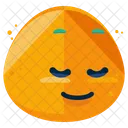 Timide Emoji Visage Icône