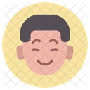 Chico Emoji Timido Icono