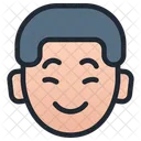 Chico Emoji Timido Icono