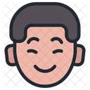 Chico Emoji Timido Icono