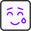 Timido Emoji Cara Icono