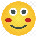 Emoji tímido  Icono