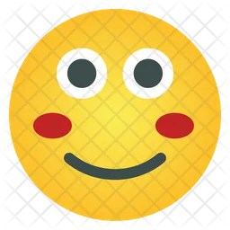 Emoji tímido  Icono