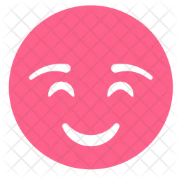 Sonriente tímido Emoji Icono