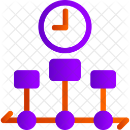 Timing Icon - Download in Gradient Style