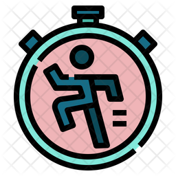 Timing Icon - Download in Colored Outline Style