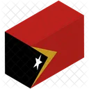 Bandeira Pais Timor Leste Ícone