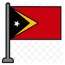 Timor Leste Country Flag Flag Icon