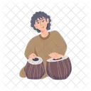 Drum Musician Drummer Timpanist Icon