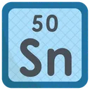 Tin Periodic Table Chemists Icon