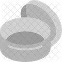 Tin Canister Lid Icon